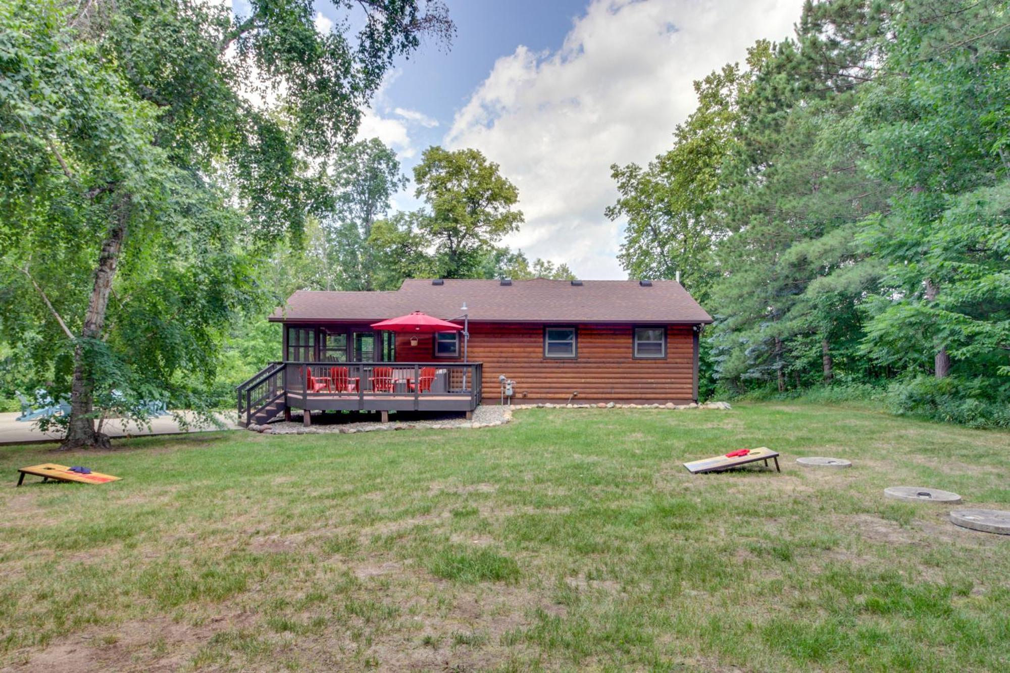 Beautiful Breezy Point Home With Beach And Dock! Pequot Lakes Exterior foto